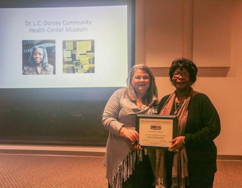2020 Award of Merit - Dr. L.C. Dorsey Community Health Center Museum