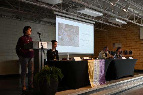 Bernadette Cahill talks about women's suffrage.