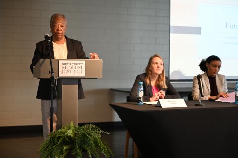 Stella Mackabee talks about preserving local African American schools in Hattiesburg.