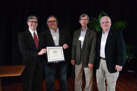 Award of Merit - Friends of Raymond for preserving land at the Battle of Raymond site (accepting are Eric Bobo, Mickey Roth, and Parker Hills.