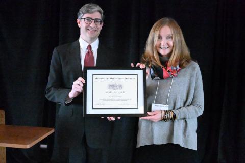 Award of Merit - The Admissions Project that documents experiences at private and public schools during integration (Ellen Ann Fentress accepting)