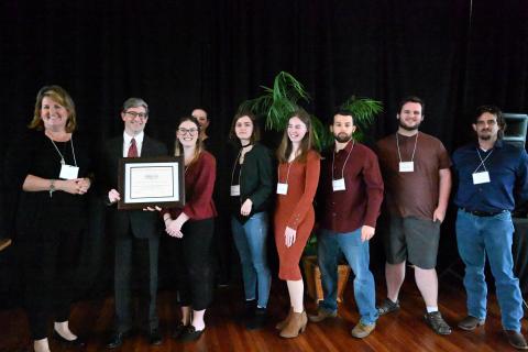 Excellence in History Award - Civil War &amp; Reconstruction Governors of Mississippi Project (Susannah Ural and students accepting)
