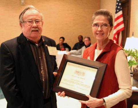 2015 Award Of Merit - Alcorn County Genealogical Society