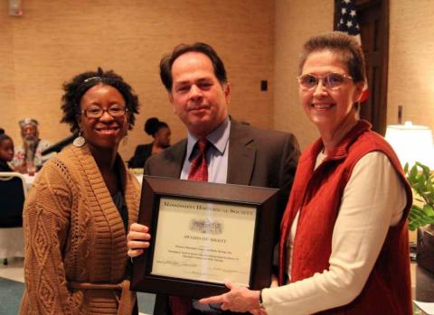 2015 Award Of Merit - Preserve Marshall County & Holly Springs, Inc.