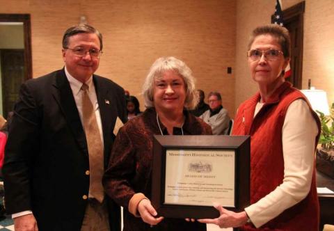 2015 Award Of Merit - Tishomingo County Historical & Genealogical Society
