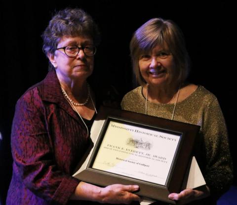 2017 Frank E. Everett, Jr. Award - Historical Society of Gulfport