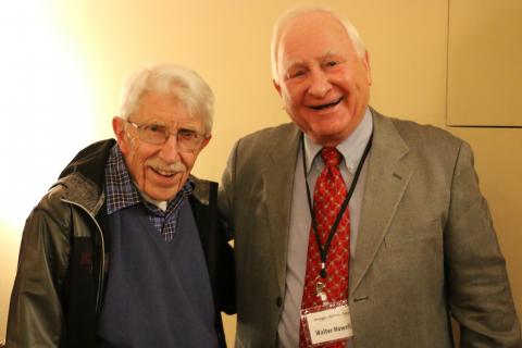 Past Presidents Bill Parrish and Walter Howell