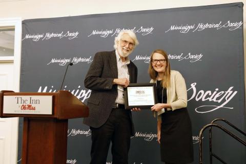 Journal of Mississippi History Best Article Award - William Sutton for “The Friars Point Coup and Aftermath: Historical Memory and Personal Character in the Era of Redemption”