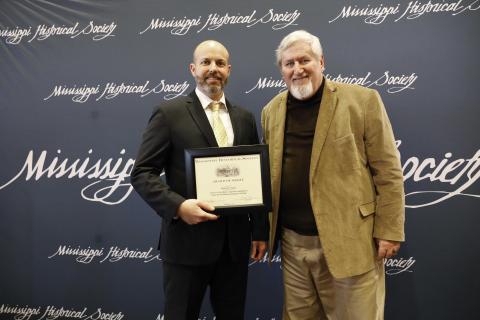 Award of Merit - Michael H. Logue for publishing Echoes from the Bluffs