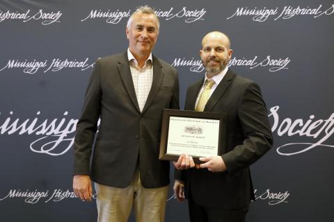 Award of Merit - Rex Jones for creating two short films: "Libation and Legislation: The Story of Mississippi's Legislative Frat House" and "Steve Holland: Jesus Was a Democrat"