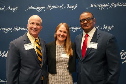 MHS officers Brother Rogers, Rebecca Tuuri, and Roscoe Barnes